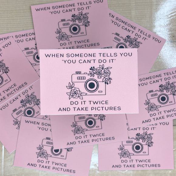Take Pictures Sticker